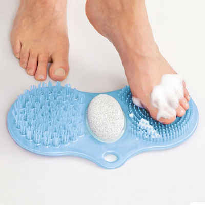 LUDWIG BERTRAM GmbH Fußbürste Russka Fußwaschbürste Blau, 1-tlg., für leichtes waschen der Füße