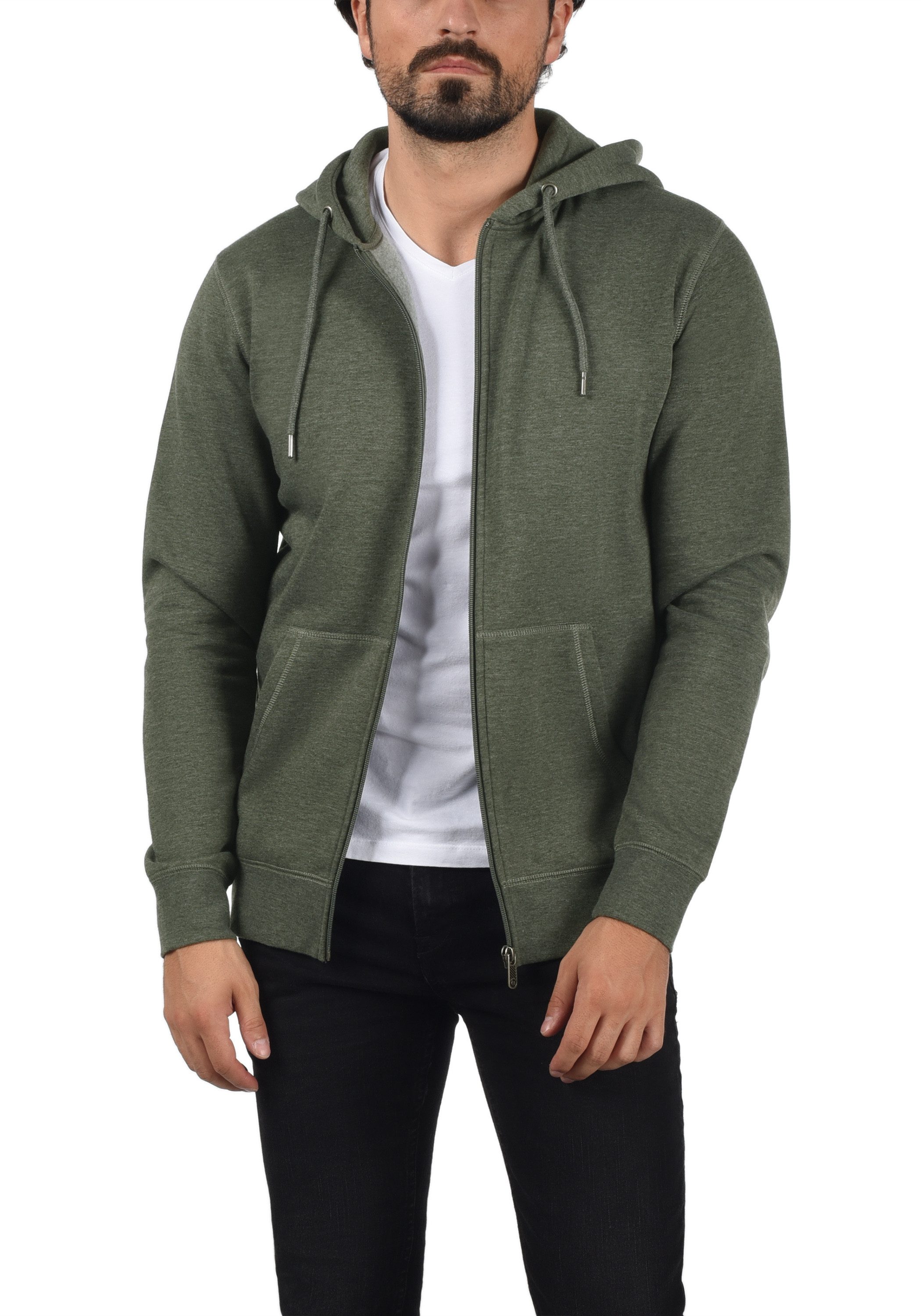 !Solid Kapuzensweatjacke SDBerti Zip-Hood Sweatshirtjacke mit weicher Fleece-Innenseite