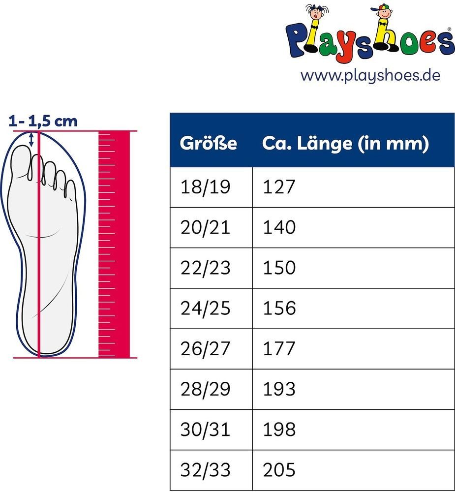 Playshoes Hausschuhe Einhorn Hausschuh