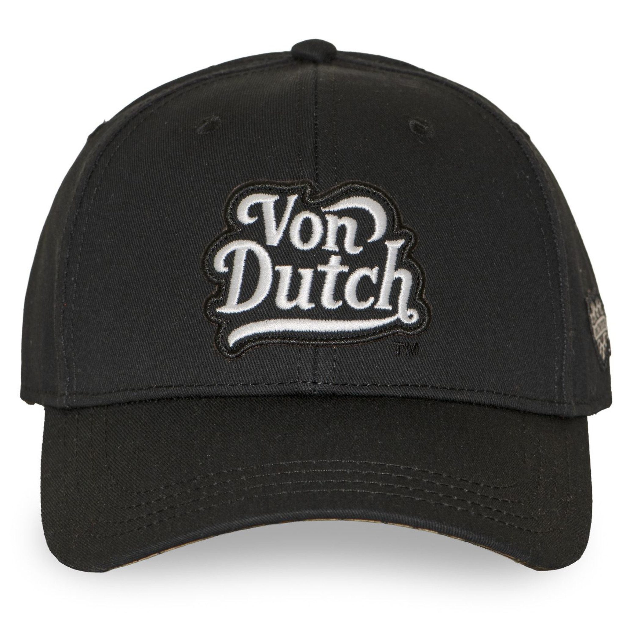 Von Dutch Baseball Cap Von Dutch Originals Trucker Cap - VD PATCH Leopard Strapback Black/Leo (Basecap, Basecap) extra langer Strapback um als Schleife genutzt zu werden