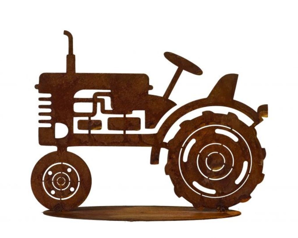 BADEKO Gartenfigur Traktor auf (Stück, Platte, St) 0