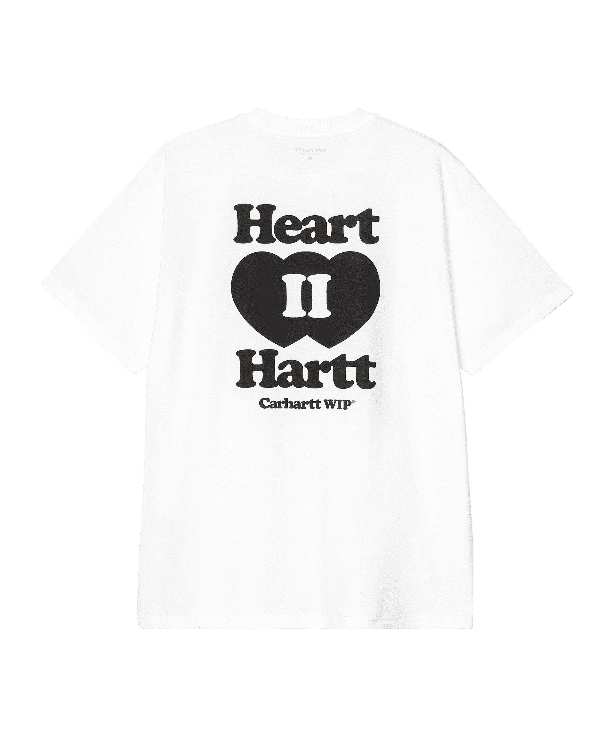Carhartt WIP T-Shirt Carhartt WIP Heart II Hartt T-Shirt Weiß Baumwolle