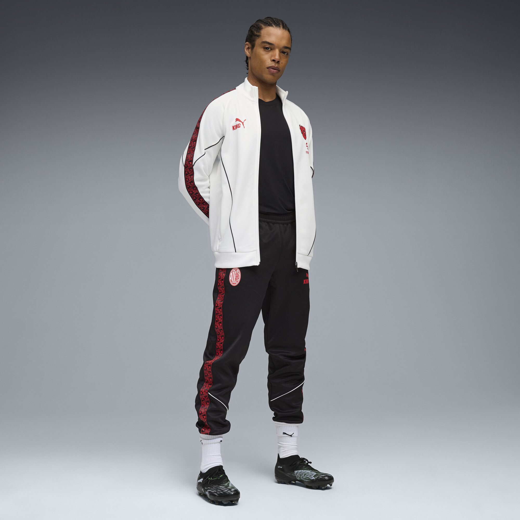 PUMA Sweatjacke AC Milan KING Anthem Jacke Herren