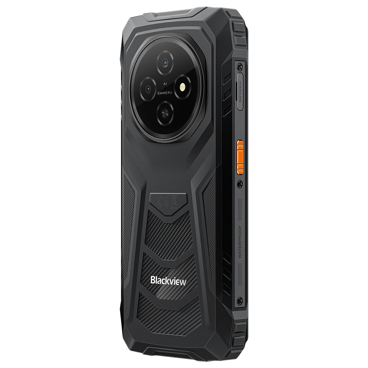 blackview FORT incl. W60 Smartwatch Android 15, 10000mAh, Outdoor Smartphone (128 GB Speicherplatz, 6.56”, 90Hz, fingerprint, NFC,10000mAh, 18W)