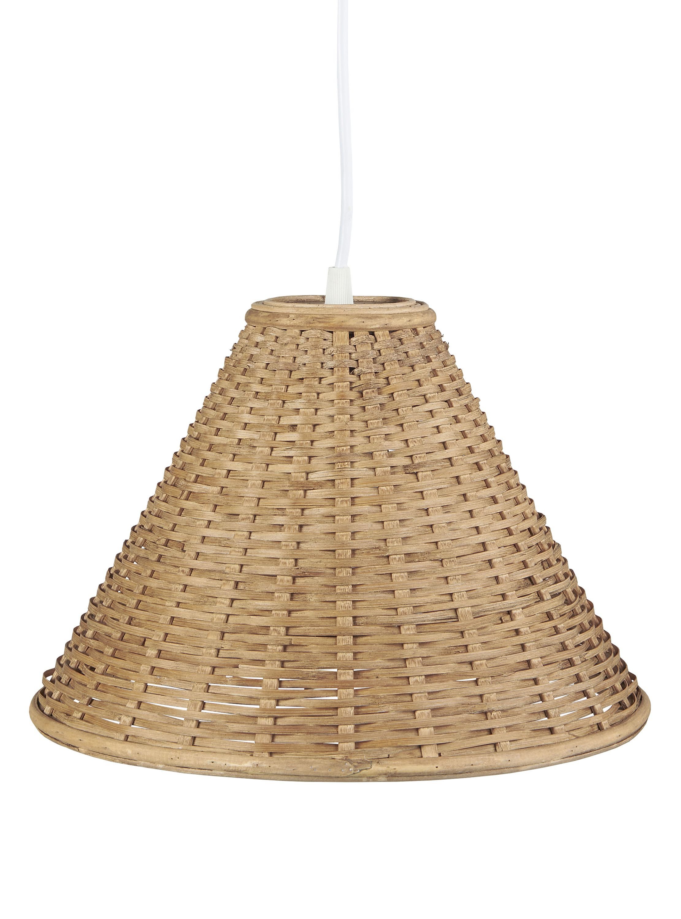 Ib Laursen Hängeleuchte Ib Laursen - Hängelampe Pendelleuchte Deckenlampe Lampe D 30cm Bambus