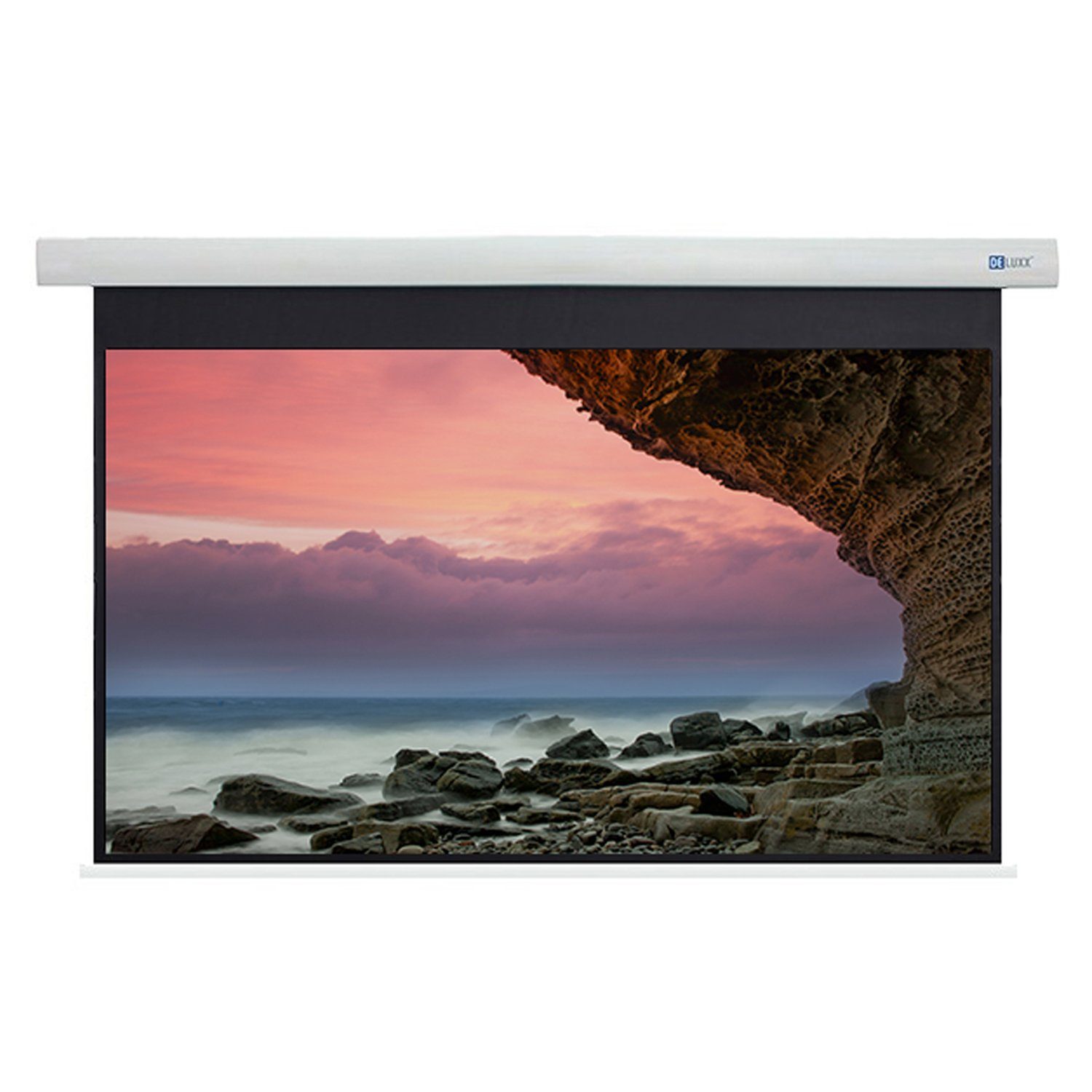 Gain – (265 Cinema Fibre 4K Motorleinwand 1,1) 149cm, Deluxx MWHT x 16:9,