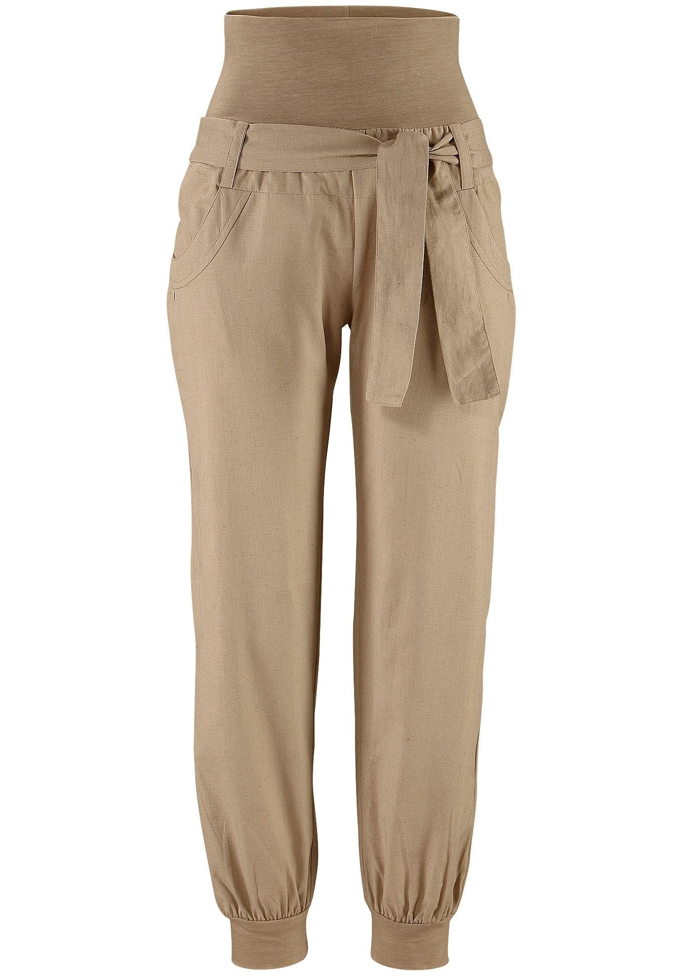 Buffalo Strandhose, aus Leinen-Mix, Leinenhose, Sommerhose, Strandmode günstig online kaufen
