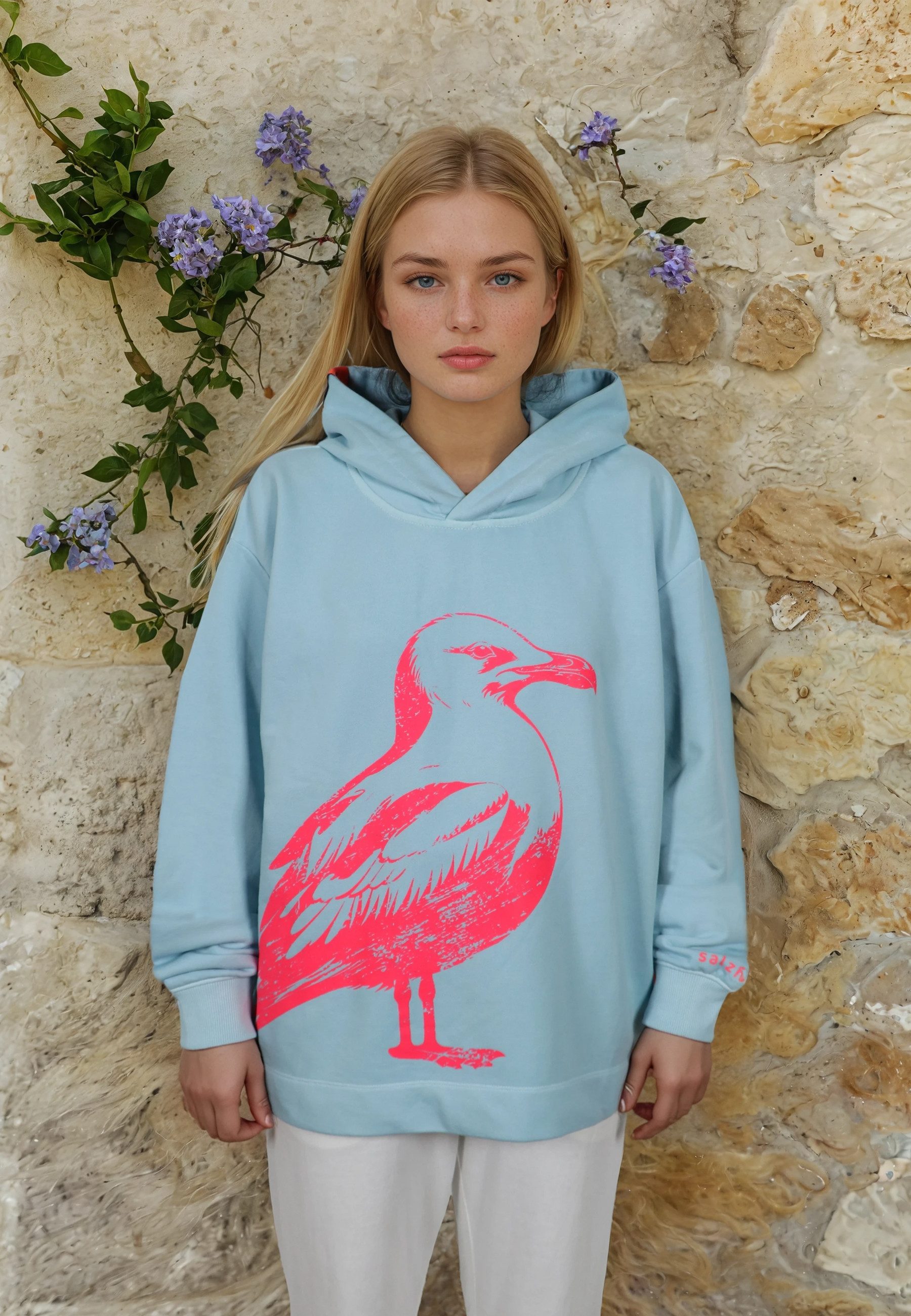 salzhaut Hoodie VÖÖRUT Damen Oversized günstig online kaufen