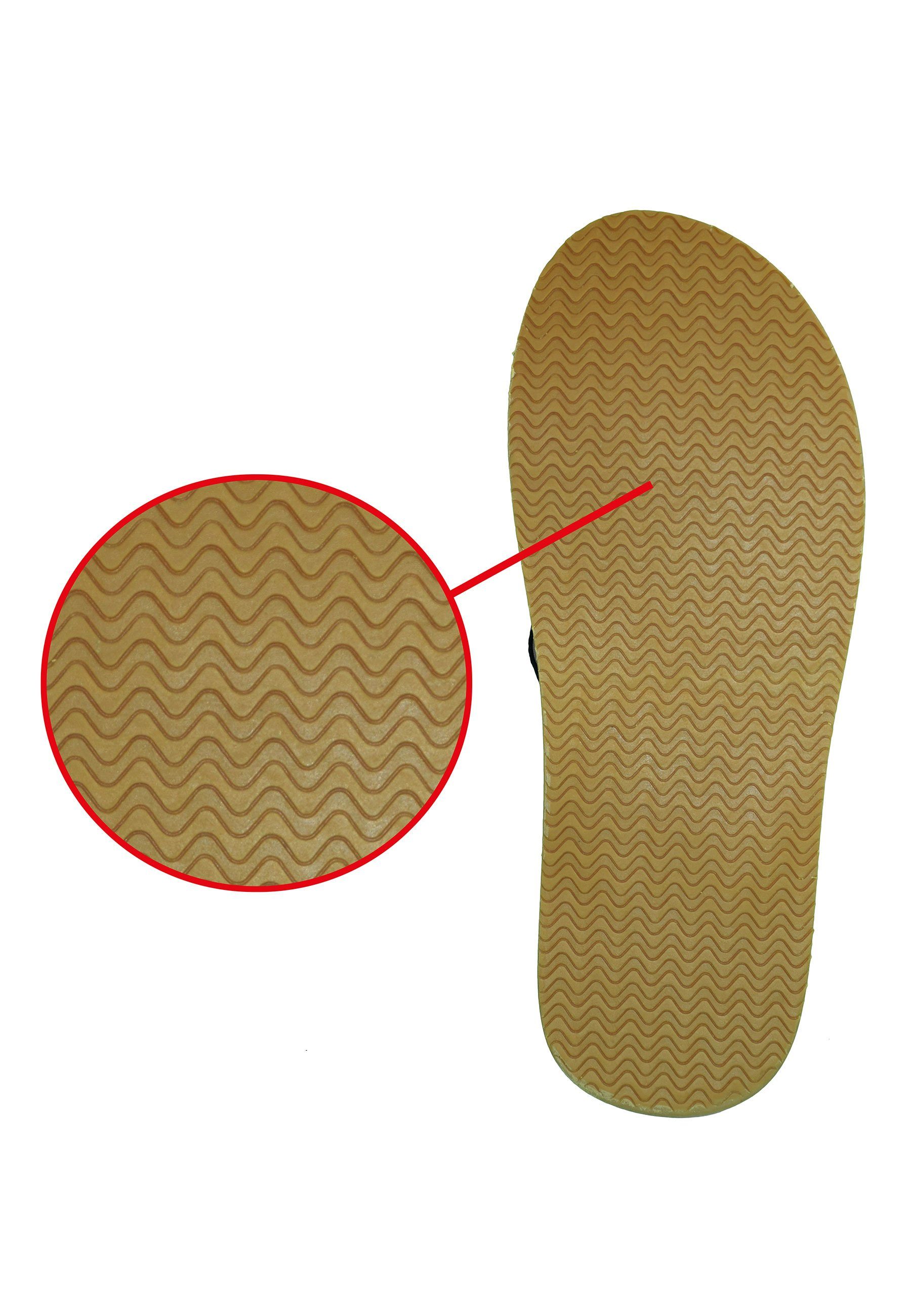MADSea Nature Badepantolette Zehentrenner mit Korksohle