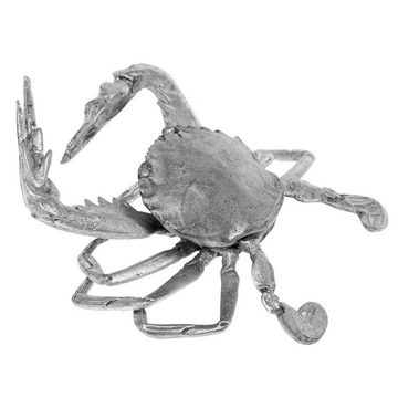 Aubaho Dekofigur Zinnfigur in Form eines Krebs Figur Skulptur Flusskrebs Insekt Zinn sc