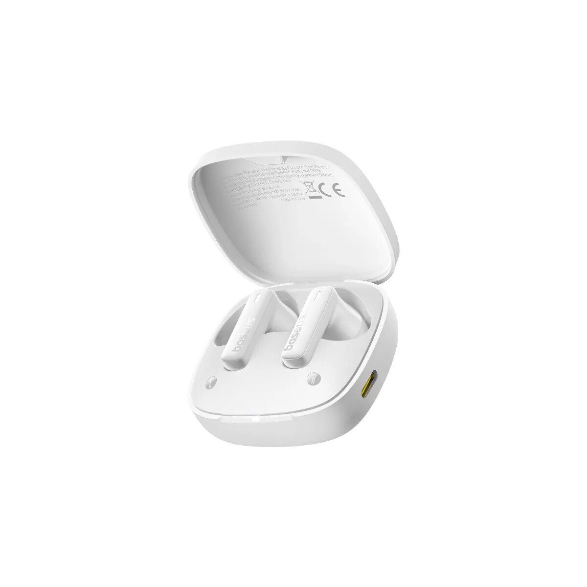 Baseus Baseus Bowie E19 TWS Bluetooth Kopfhörer Weiß Bluetooth-Kopfhörer