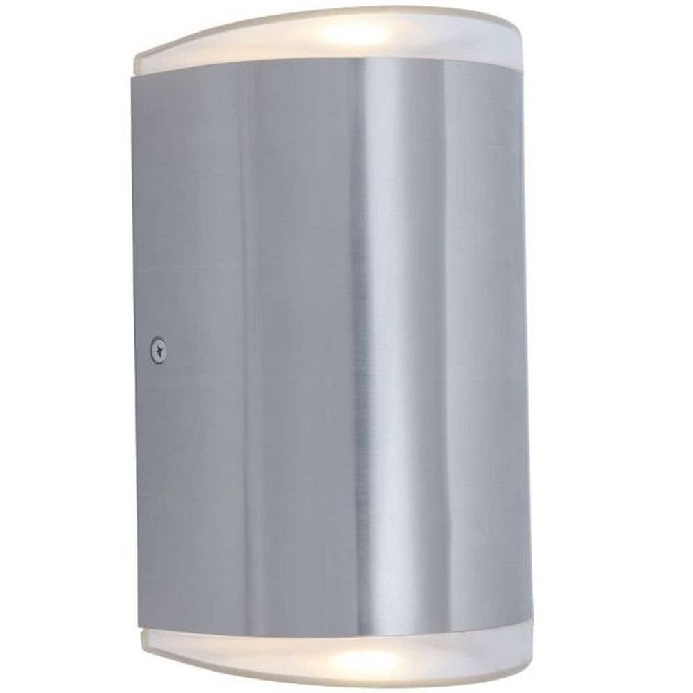 ECO-LIGHT Außen-Wandleuchte ST6057 Außenwandleuchte "Path" silber 800lm