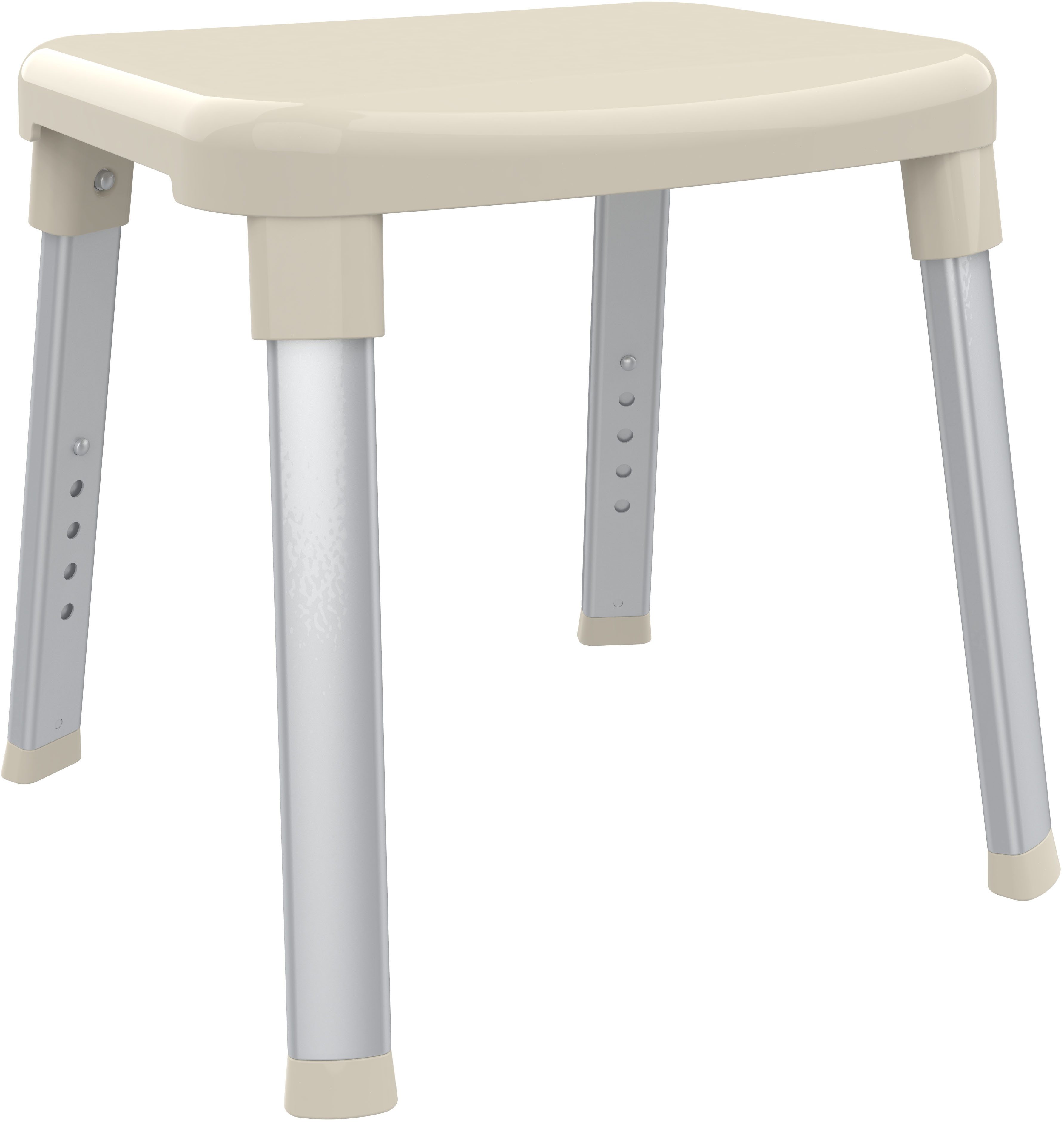 Bischof Dusch- und Badhocker Splash, belastbar bis 150 kg, rutschfester Stand, TÜV/GS geprüft