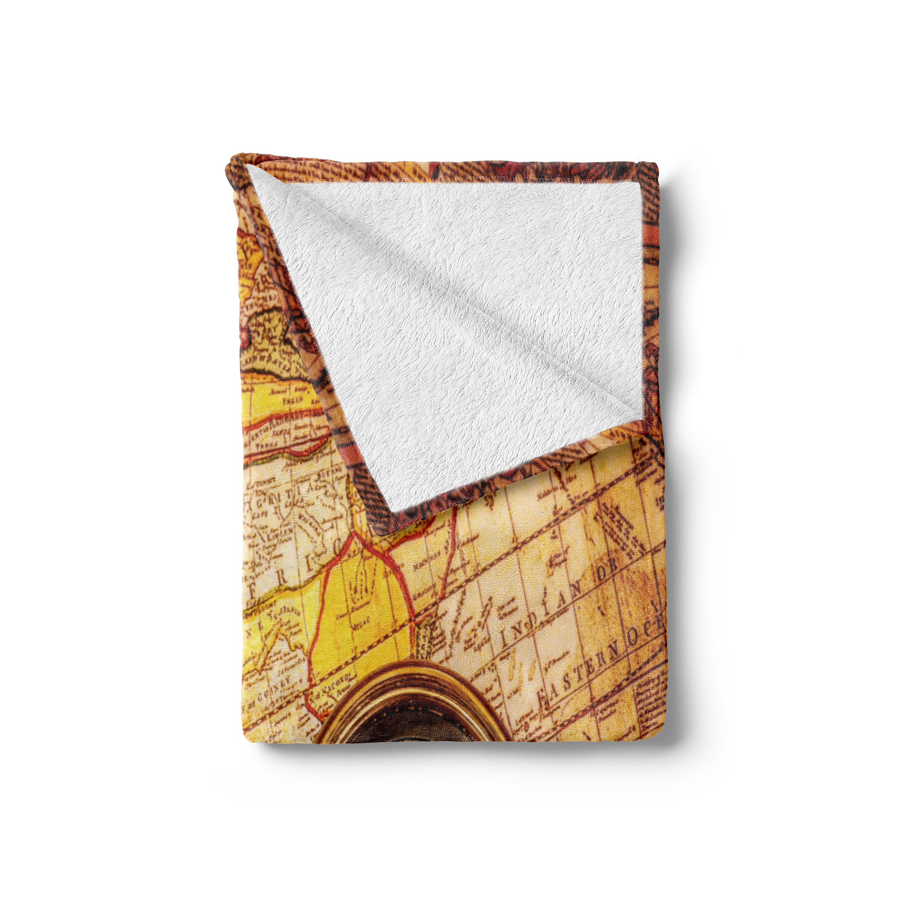 Wohndecke Gemütlicher Plüsch für den Innen- und Außenbereich, Abakuhaus, Geschichte Welts-Karte