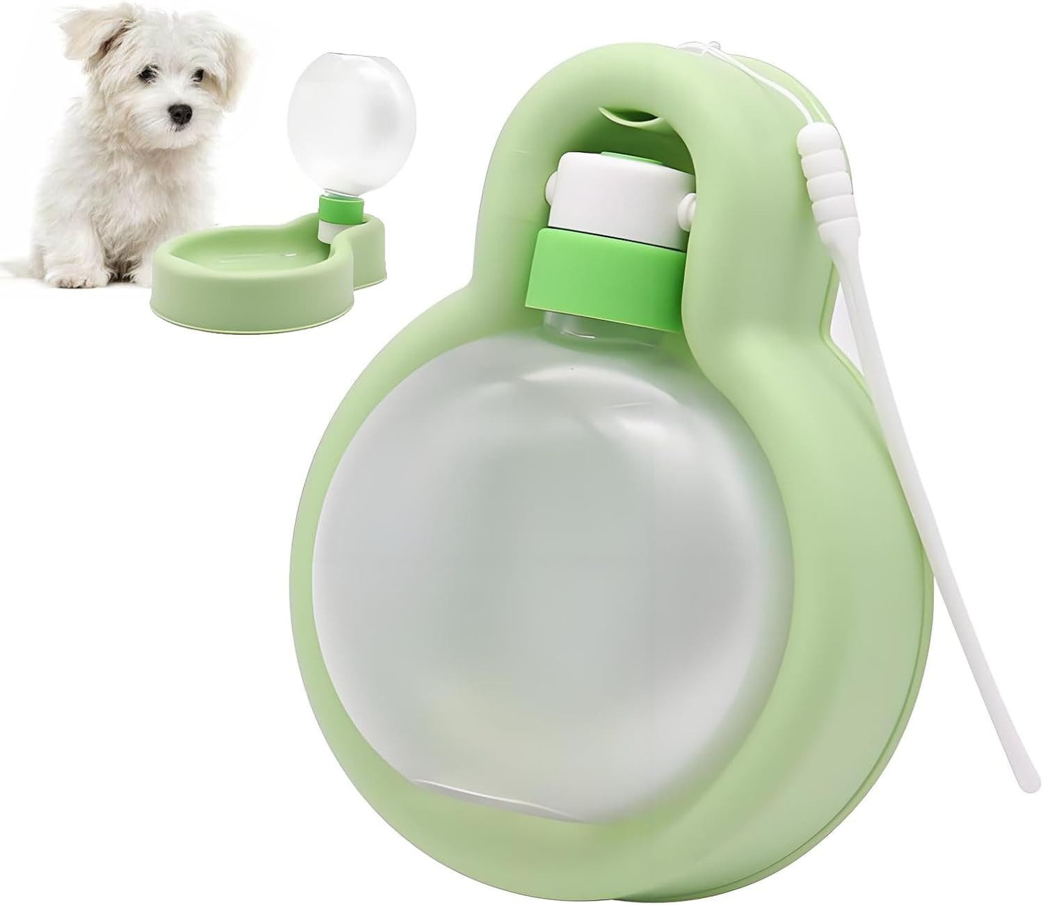 Reisenapf 500ml Hundetrinkflasche Tragbar Auslaufsicher Grün