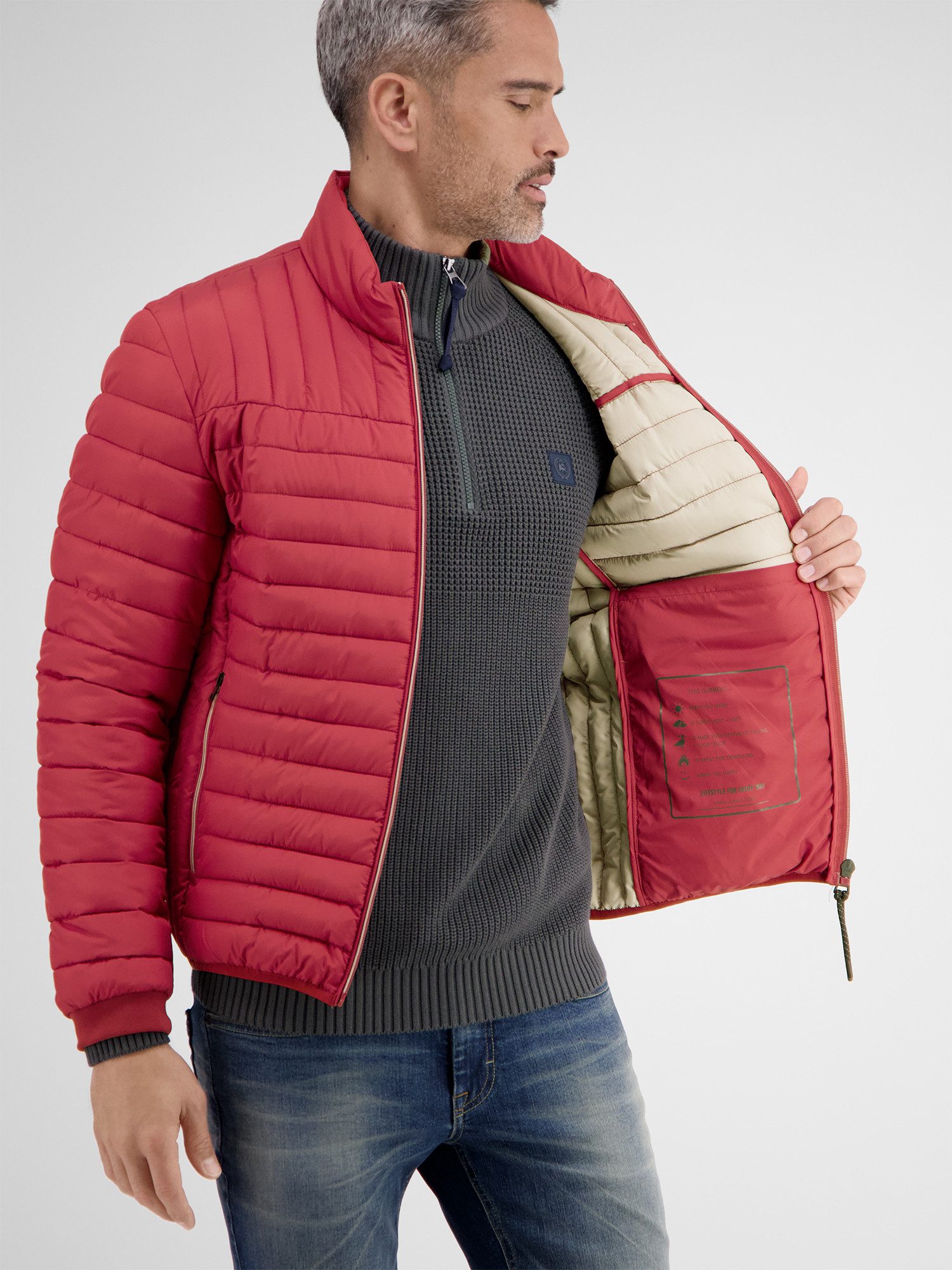 LERROS Steppjacke LERROS Leichter Herren Steppblouson Keine Angabe