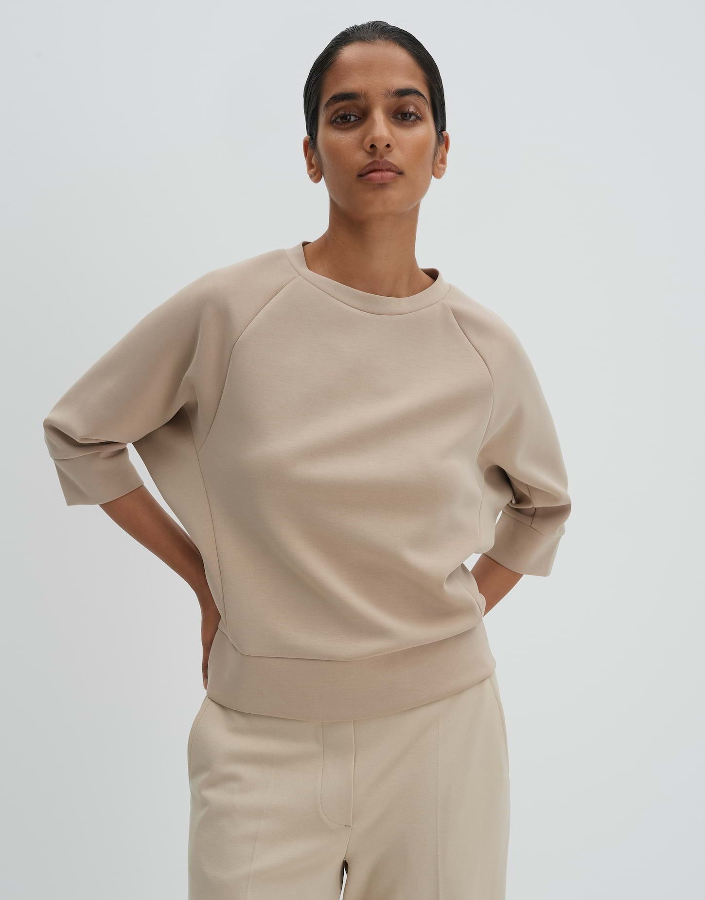 someday Sweatshirt Ulea Lockere Passform, Raglanärmel und breiter Saum günstig online kaufen