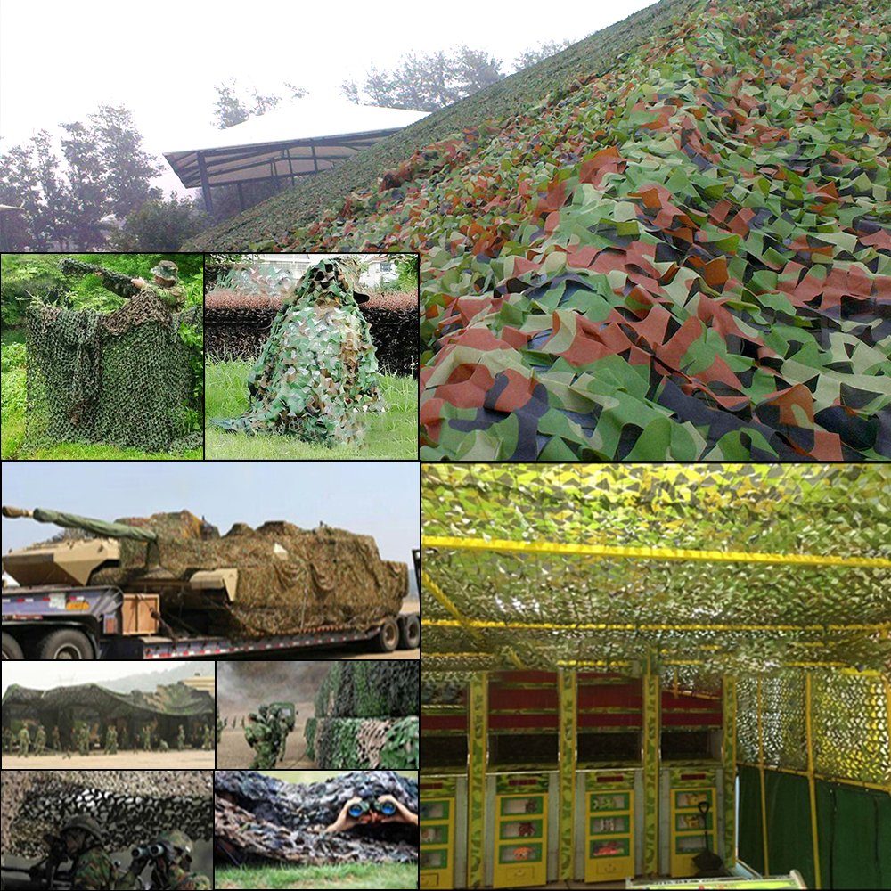 BlingBin Sonnensegel Tarnnetz Camouflage Netz Woodland günstig online kaufen