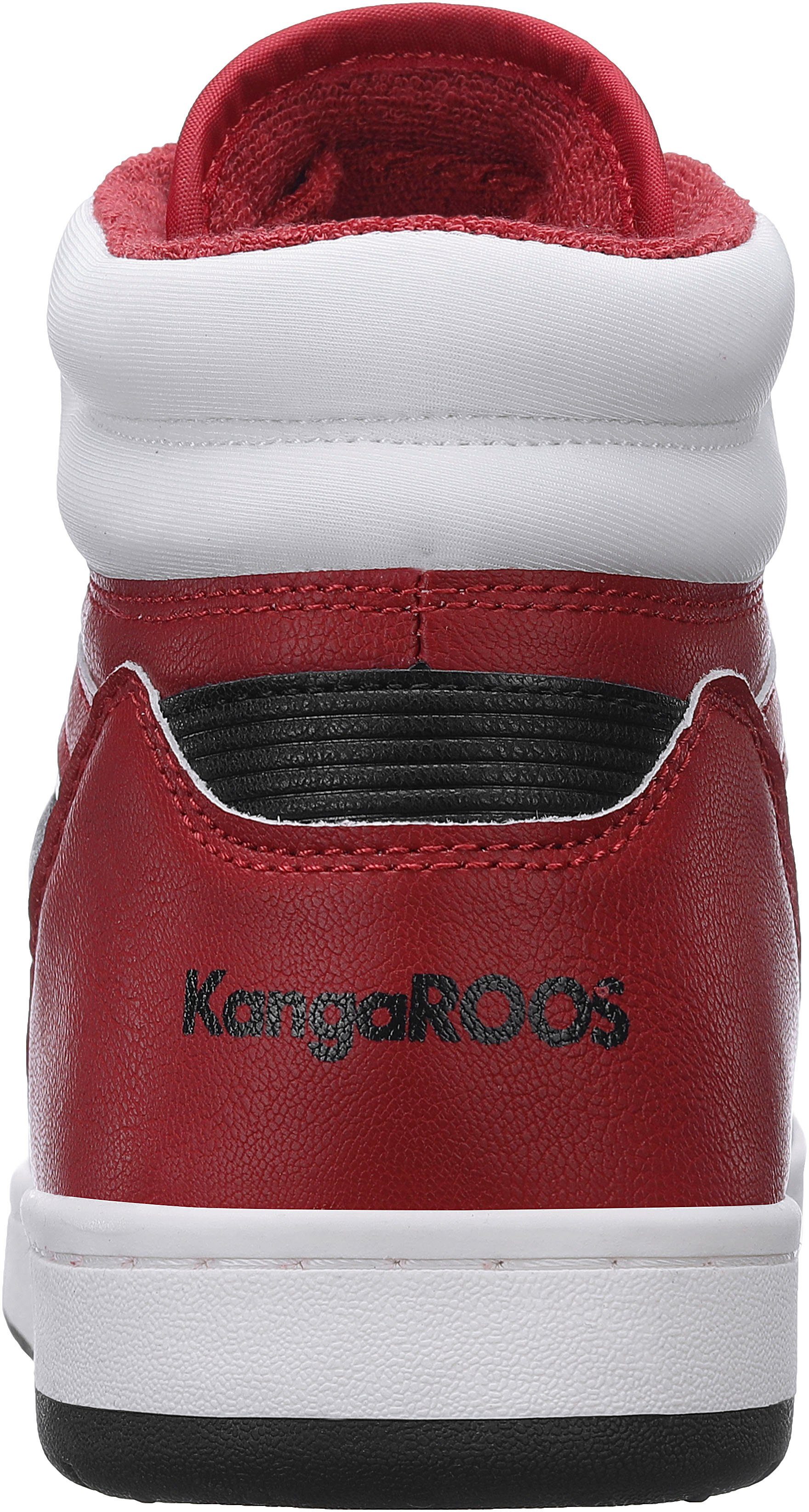 rot-weiß K-Slam Mid KangaROOS Point Sneaker