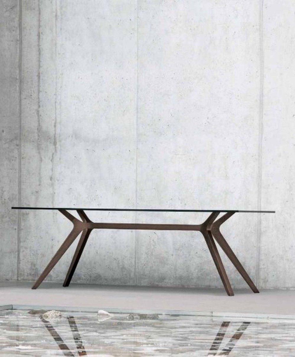 JVmoebel Arbeitstisch Brauner Holz Schreibtisch für Büro und Arbeitszimmer Möbelstück, Made in Europa