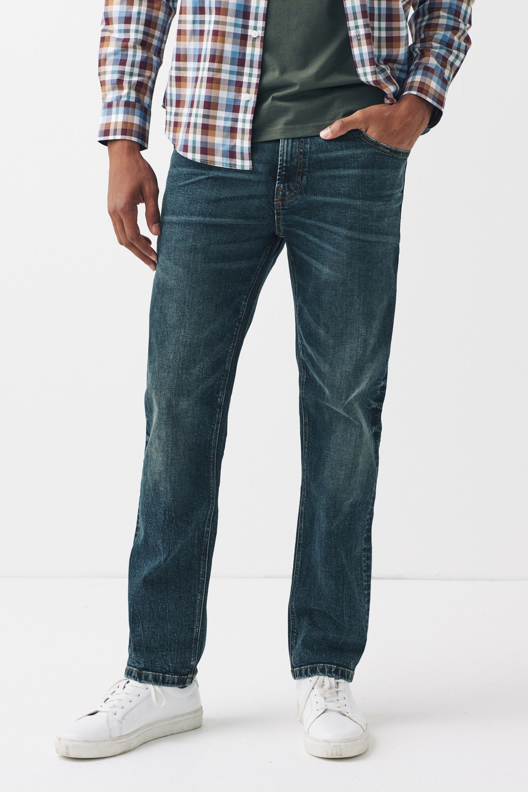 Next Straight-Jeans Straight Fit Stretch-Jeans im günstig online kaufen