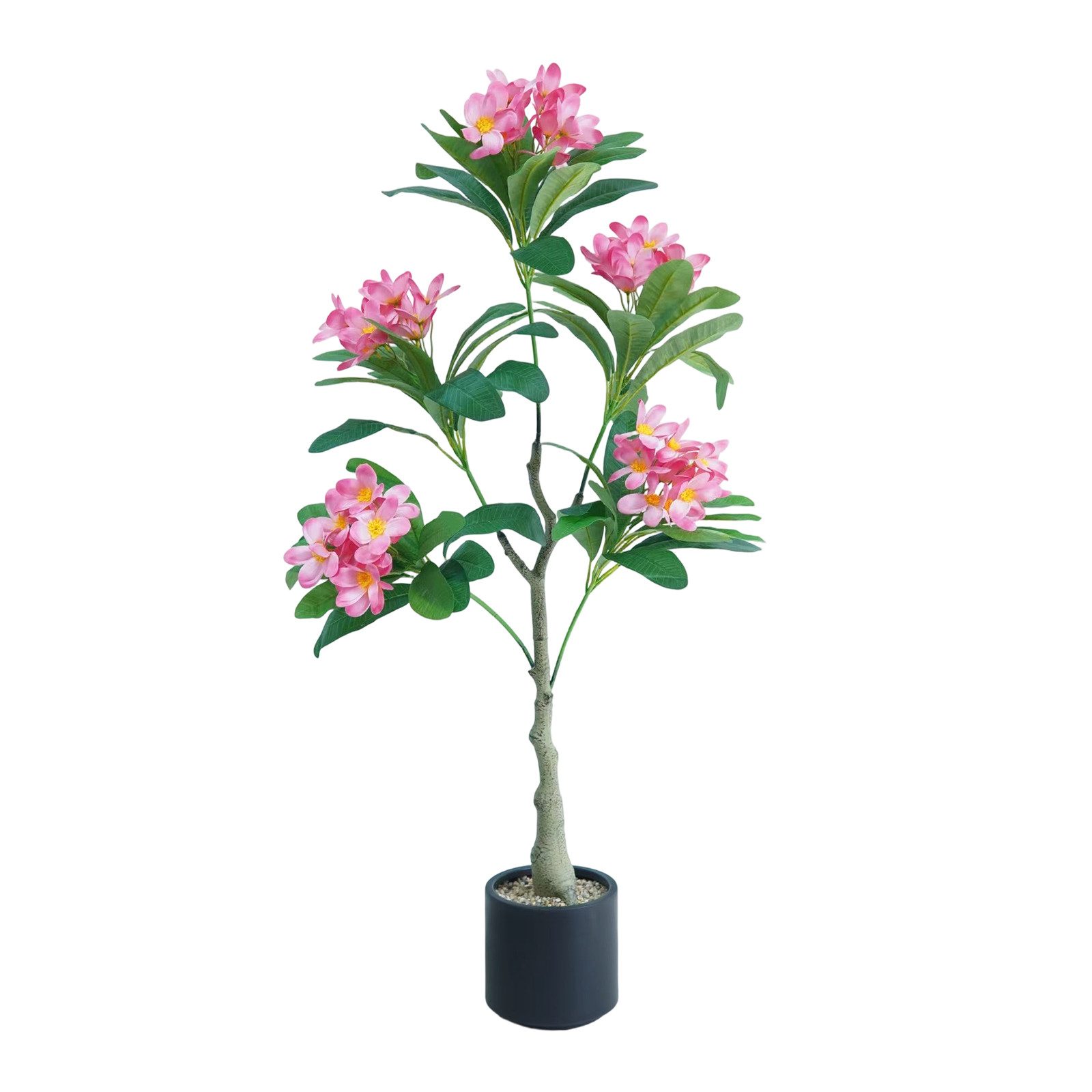 Kunstbaum Künstlicher Frangipani-Baum 120 cm, GarveeMore