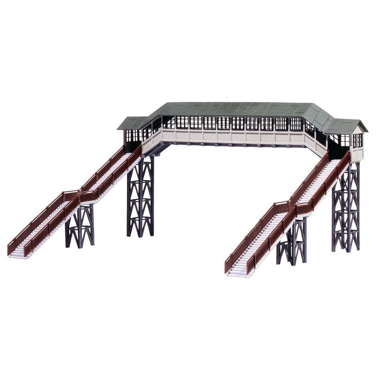 Faller Modellbausatz Faller 120198 Überdachte Fussgängerbrücke H0