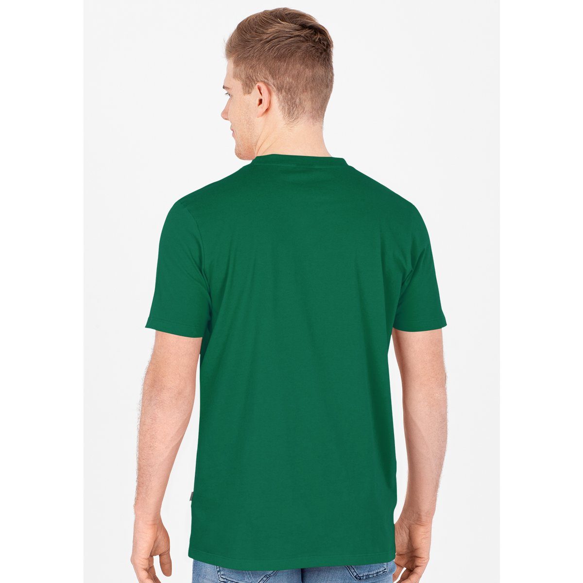 Jako T-Shirt grün Doubletex Kurzarmshirt