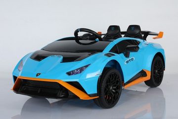 ES-Toys Elektro-Kinderauto Kinderauto Lamborghini Huracan, Belastbarkeit 40 kg, STO EVA-Reifen Bluetooth MP3 USB
