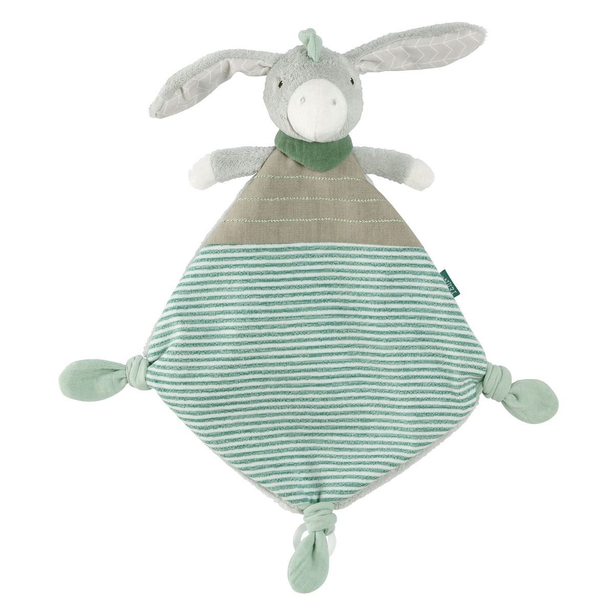 Fehn Schnuffeltuch Esel, Schmusetuch mit Stofftier Spielzeug, Einschlafhilf günstig online kaufen