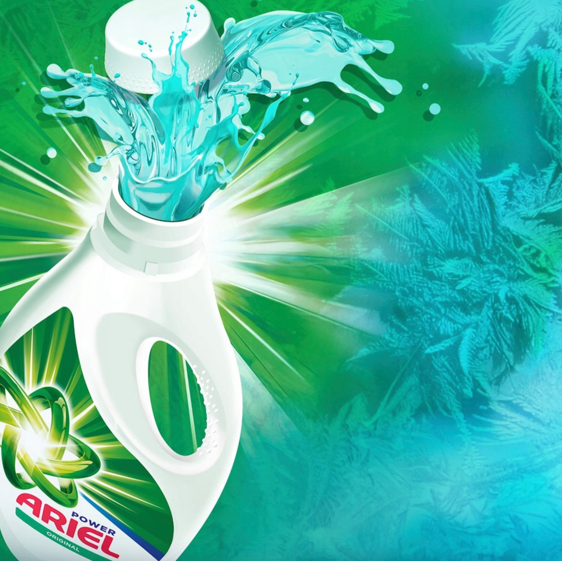 KomfortHome Ariel Universal White Waschgel + 2,25 L Feinwaschmittel (1x flasche 2250 ml, [- 1 Flasche Waschgel 2250 ml 1 Flasche Waschgel 2250 ml)