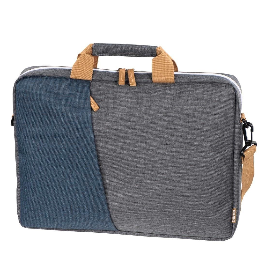 bis Laptoptasche Laptop-Tasche Marineblau/Dunkelgrau (15,6), Hama "Florenz", cm 40