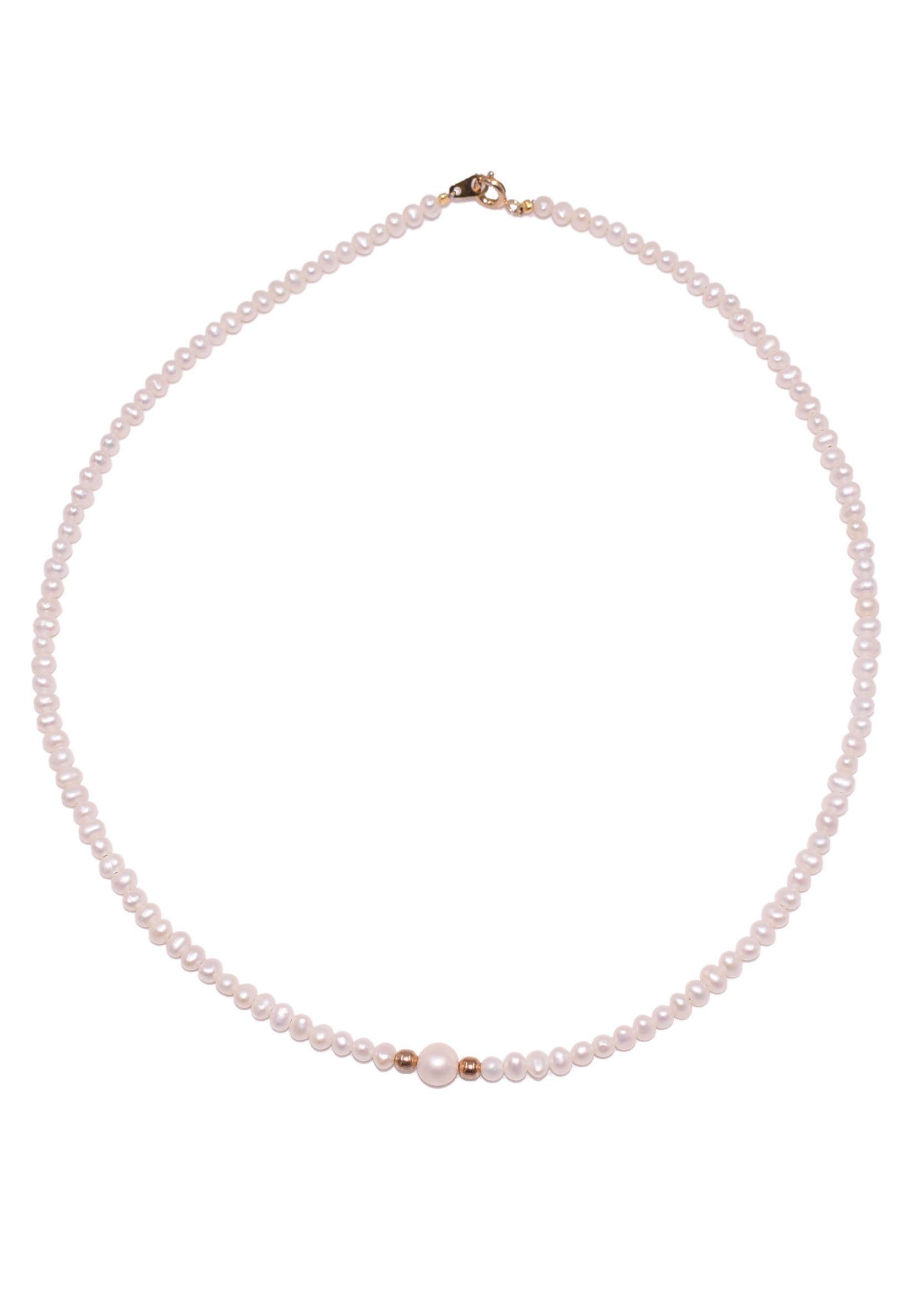 Firetti Perlenkette Schmuck Geschenk Halsschmuck Halskette Perle, Made in Germany - mit Naturperle
