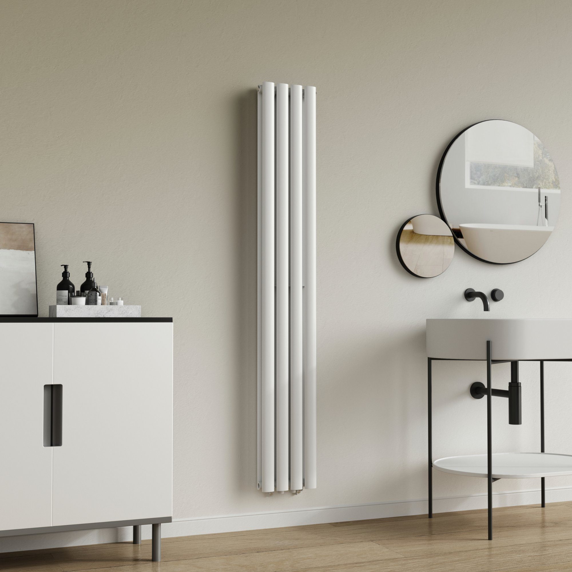 neu.haus Designheizkörper, »Nore« Röhrenheizkörper 160x24cm Doppellagig günstig online kaufen