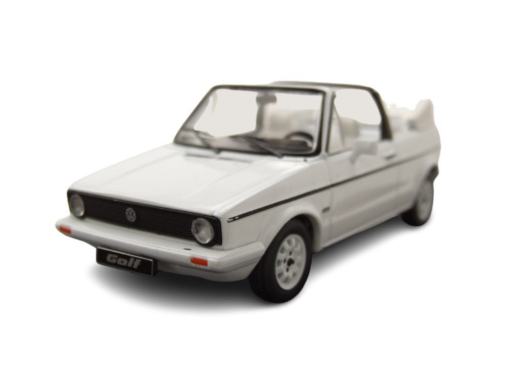 ixo Models Modellauto VW Golf 1 Cabrio 1981 weiß, Maßstab 1:43