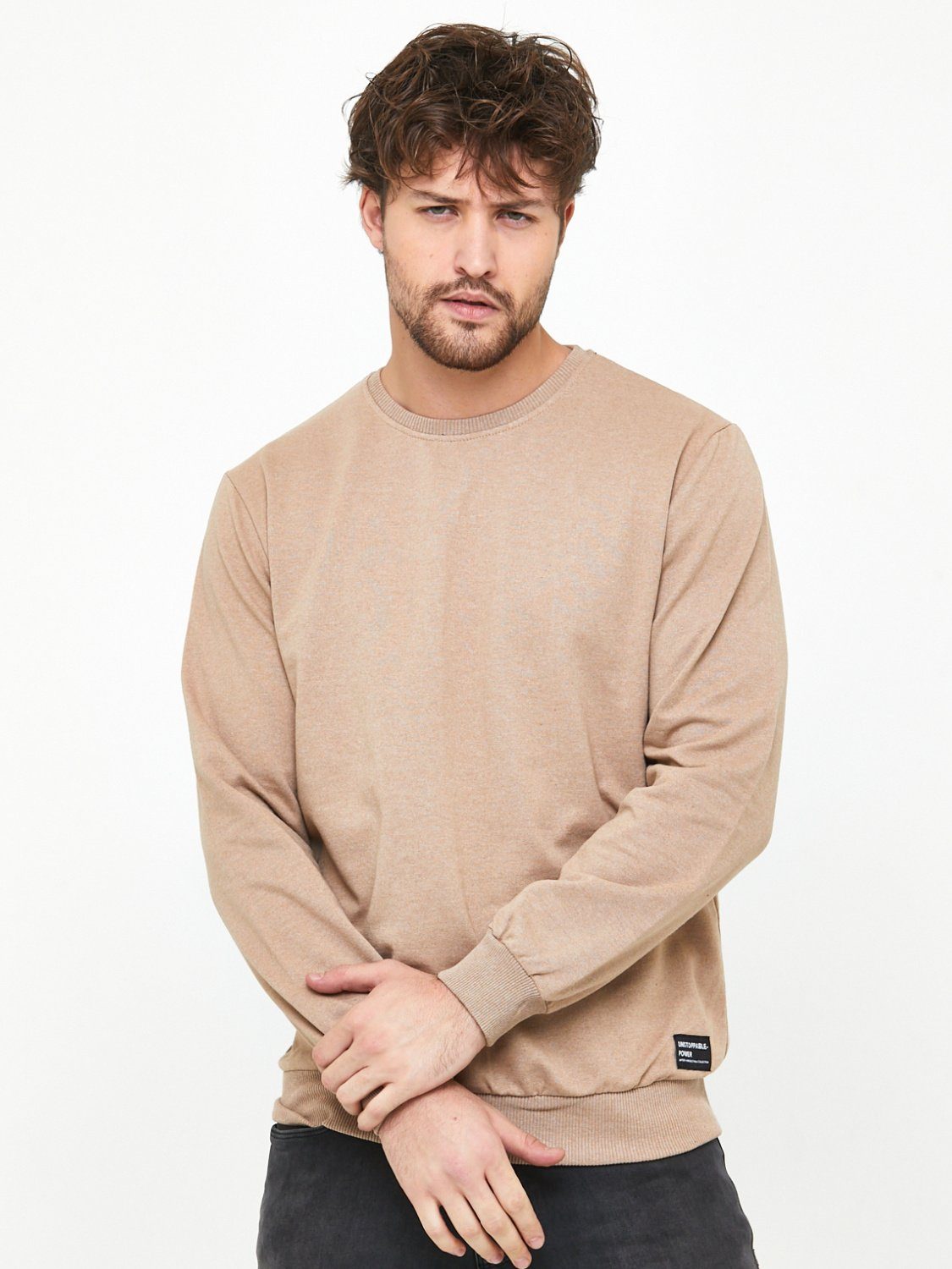 COMEOR Sweatshirt Herren Pullover bequeme Sweater (1-tlg) aus Baumwollmischung