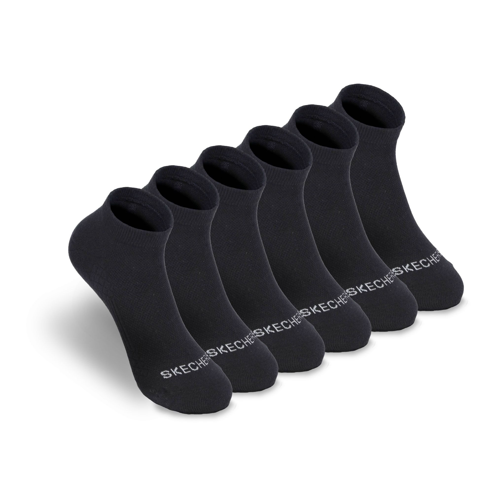 Skechers Socken Damen - Atmungsaktiv und komfortabel - Performance für den Tag Mesh-Belüftung für optimale Luftzirkulation - Weicher Bund