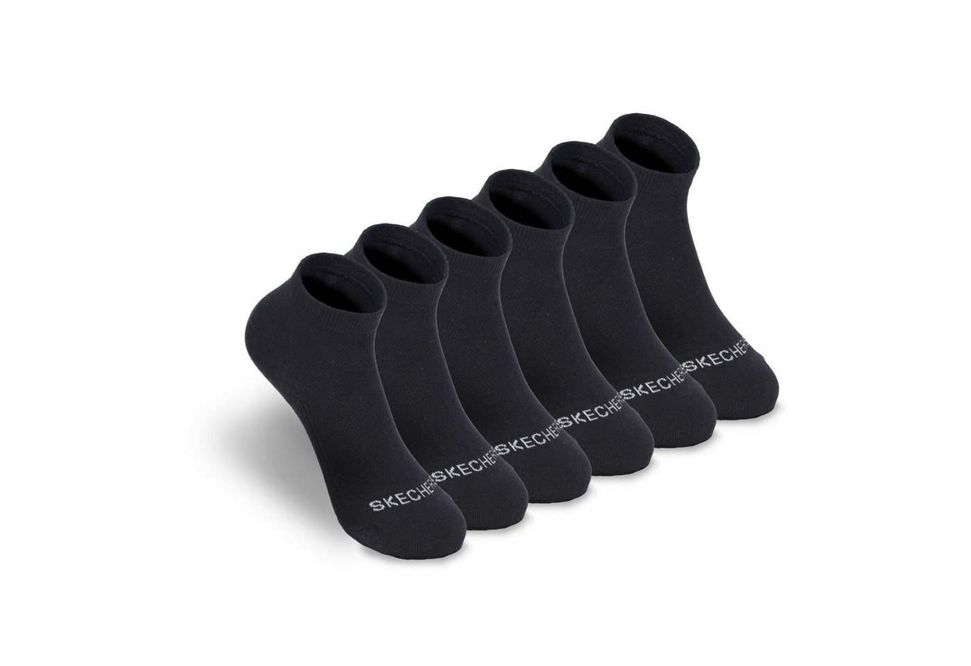 Skechers Socken Damen - Atmungsaktiv und komfortabel - Performance für den Tag Mesh-Belüftung für optimale Luftzirkulation - Weicher Bund