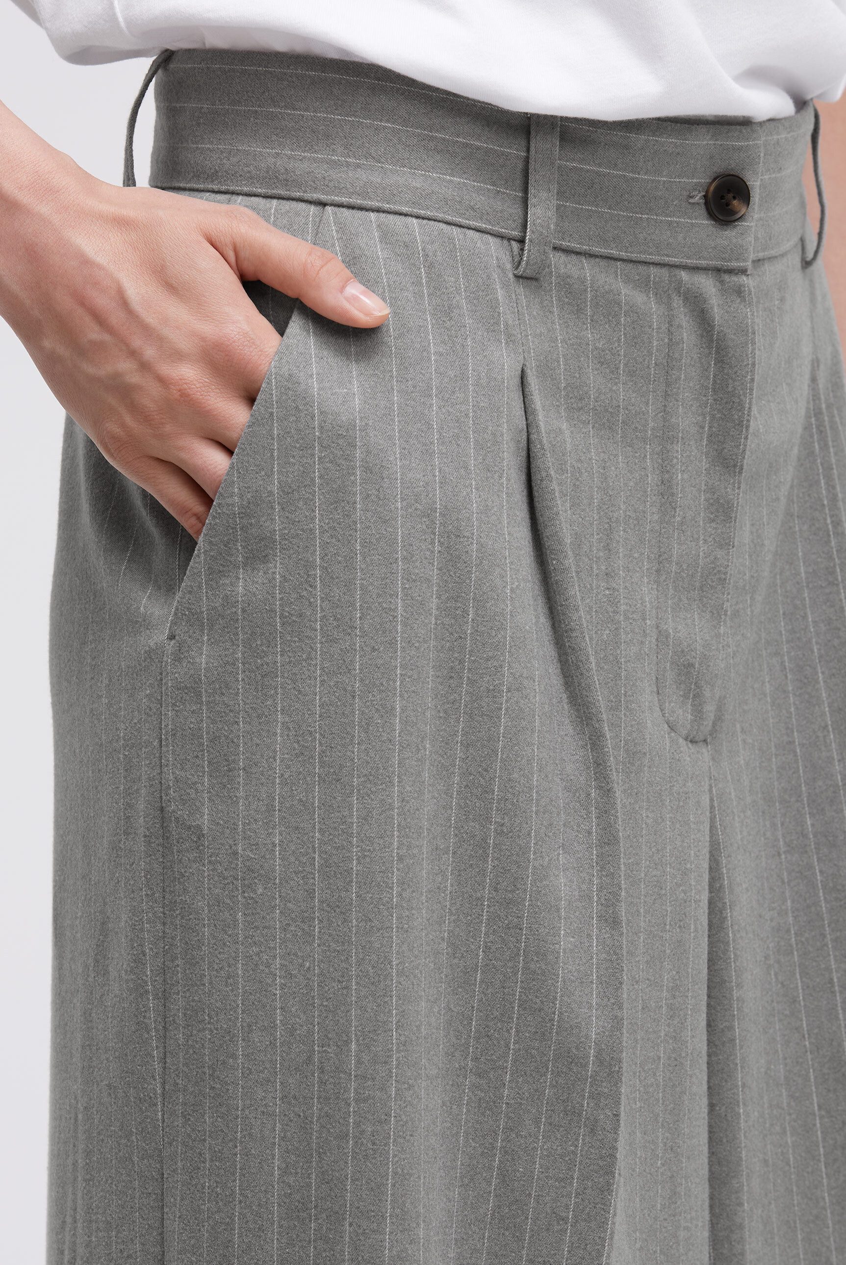 SENSES.THE LABEL Stoffhose mit Bundfalten