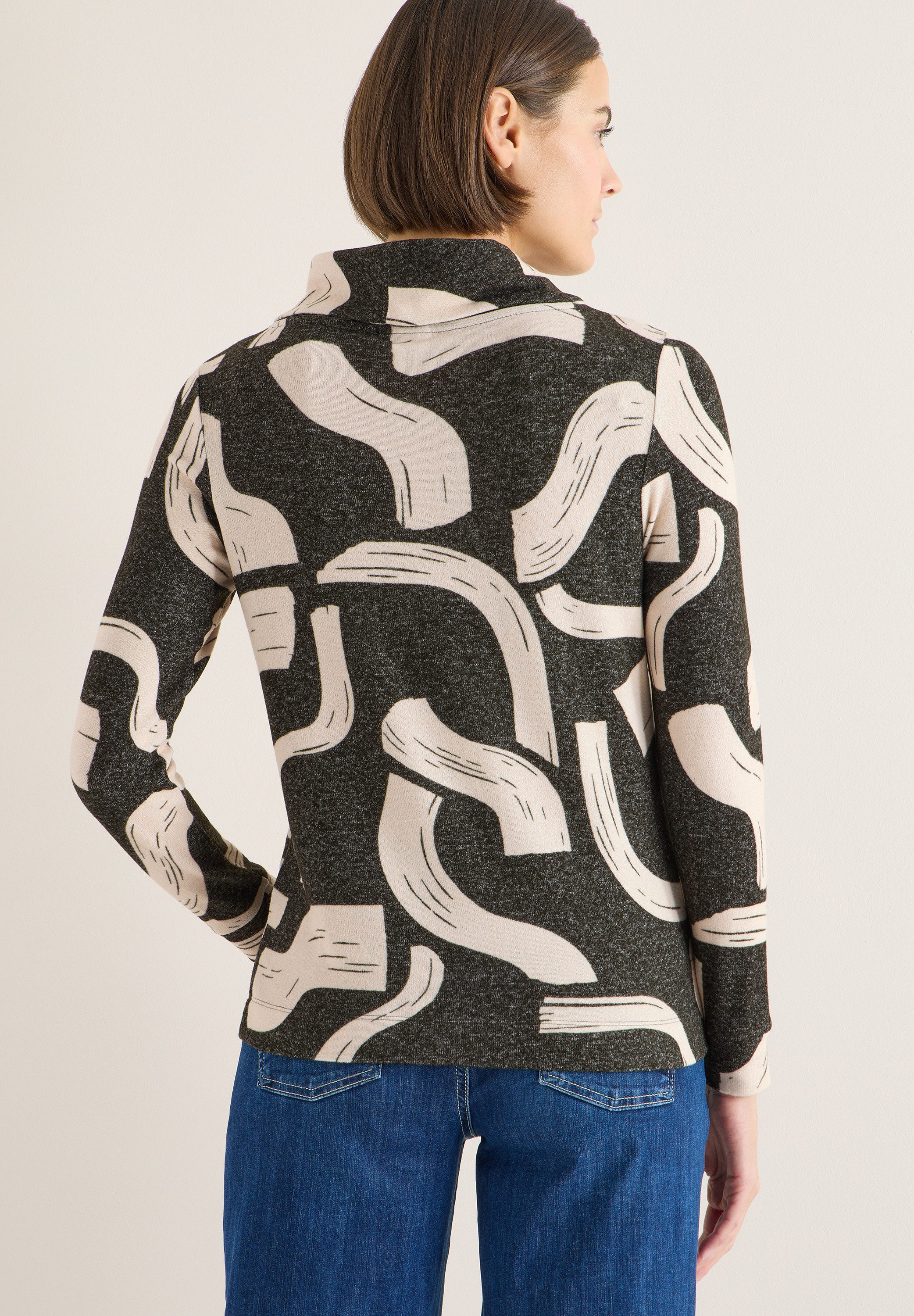 CECIL Sweater mit grafischem Muster