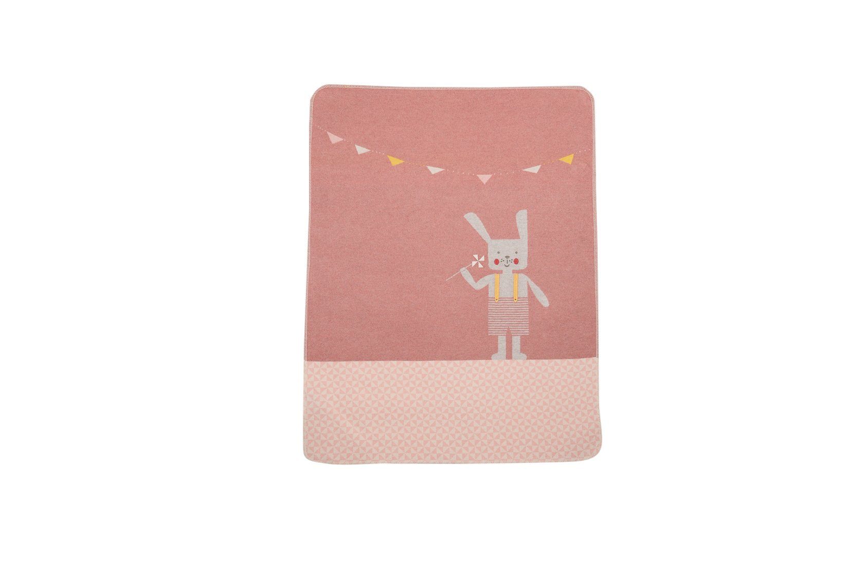 Babydecke Juwel mit Stick 'Hase' 70 günstig online kaufen