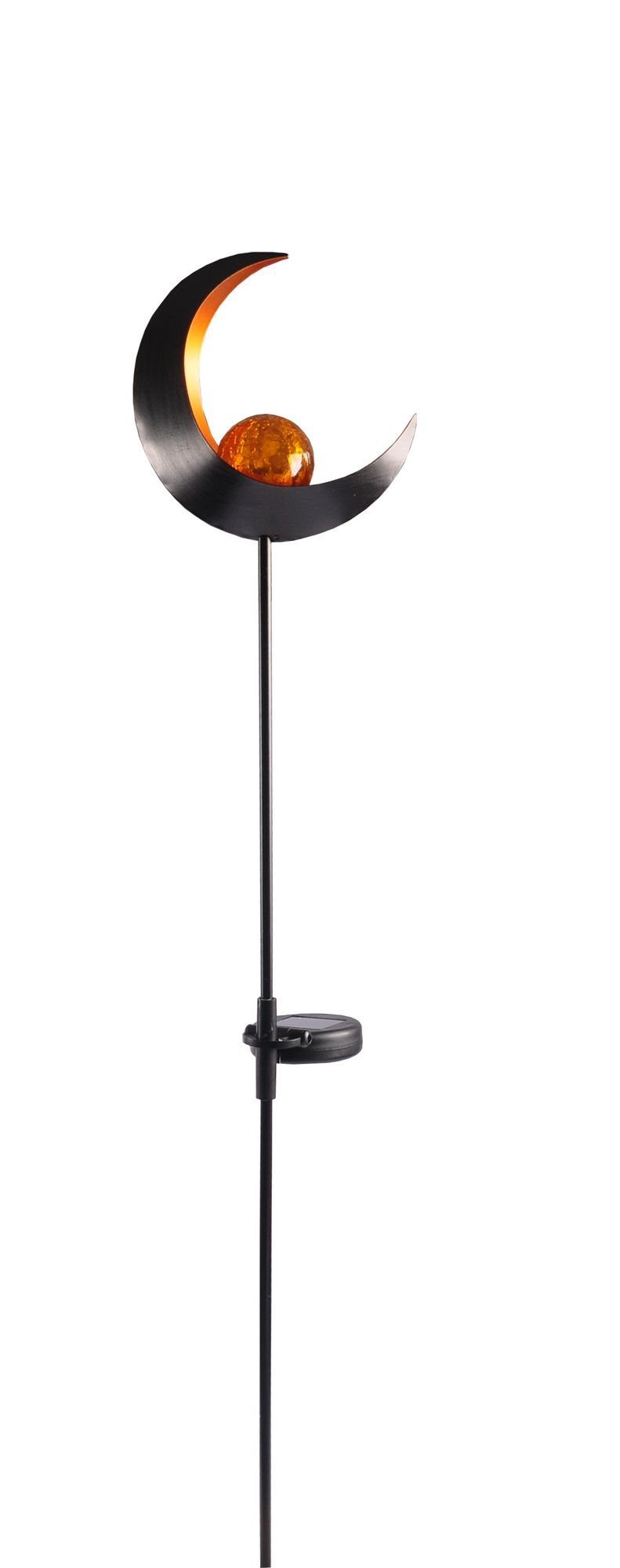 BURI Kugelleuchte Solar Metall-Gartenstecker 95cm LED günstig online kaufen