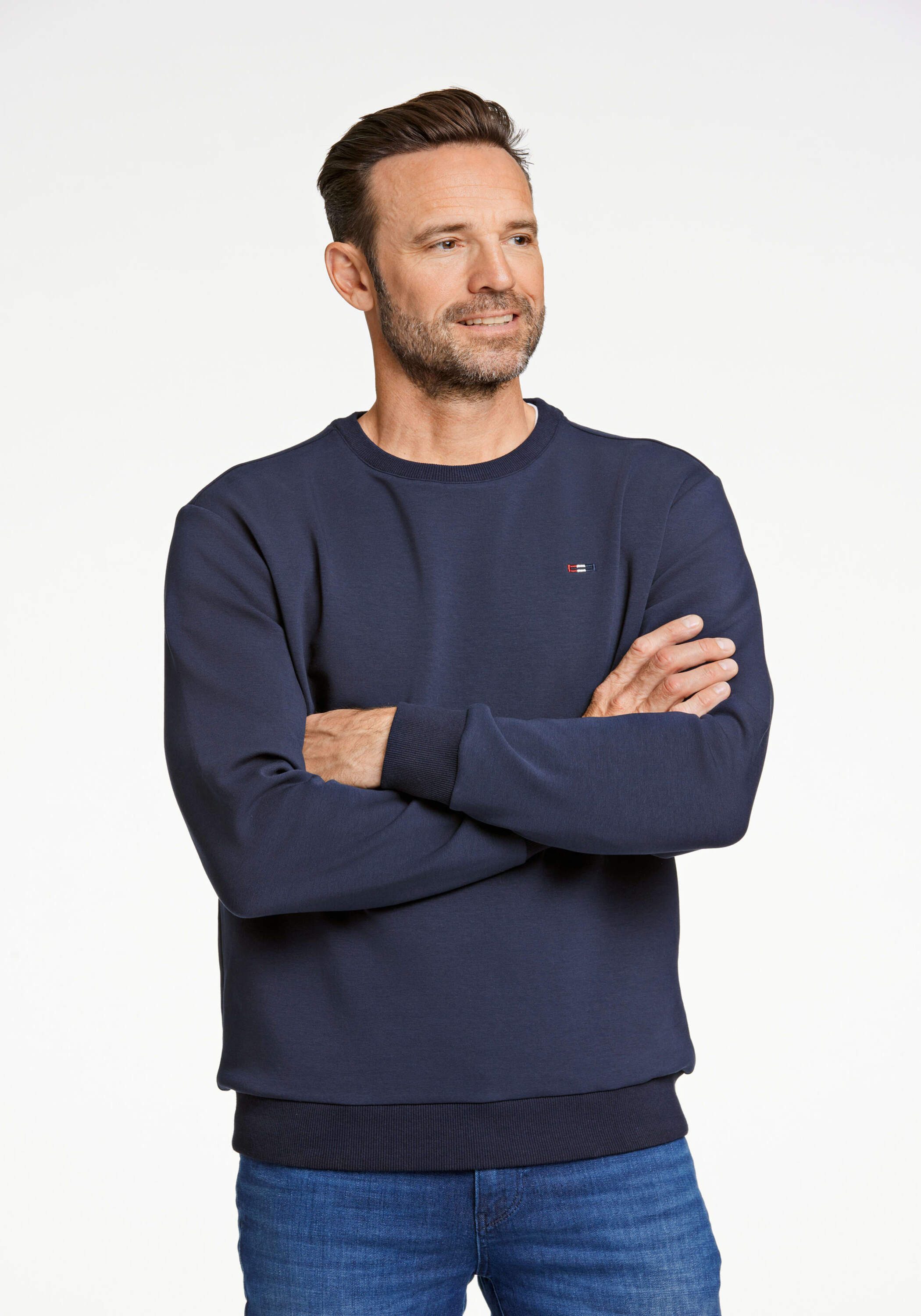 BISON Sweatshirt Sweatshirt Comfort Fit