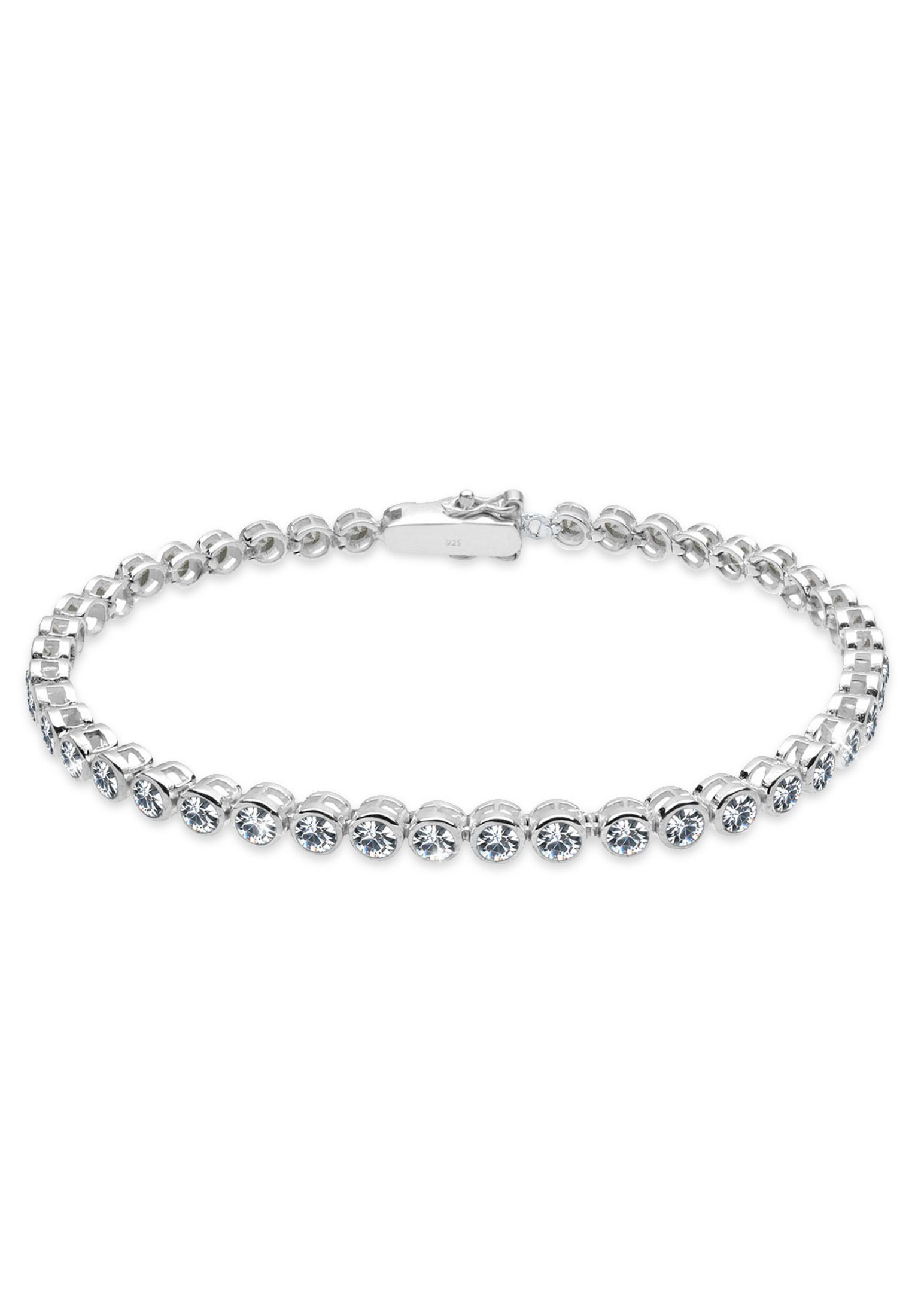 Elli Armband Tennis Armband mit Kristalle Silber günstig online kaufen
