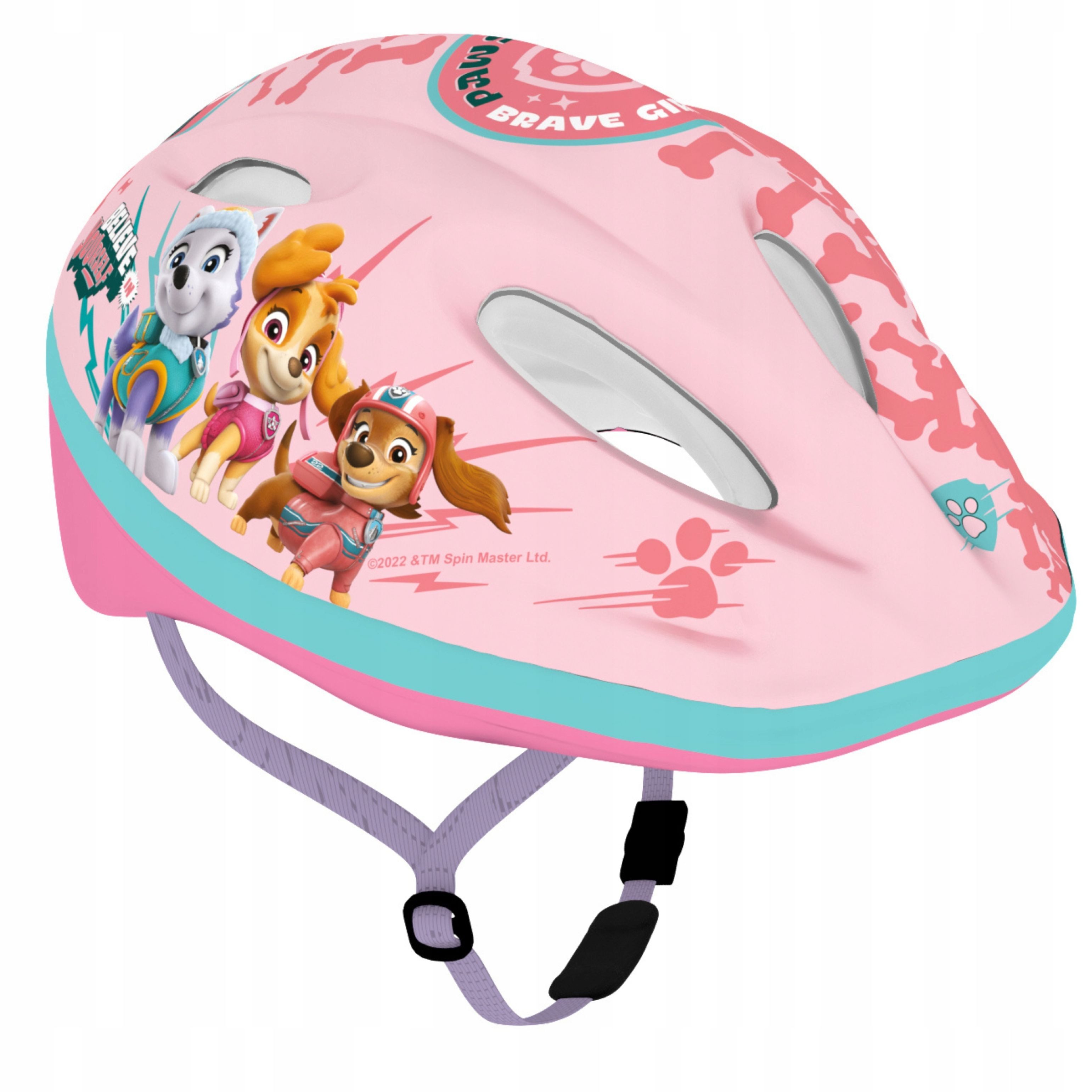 PAW PATROL Fahrradhelm Kinder Fahrradhelm Paw Patrol rosa 52-56 cm Belüftung leicht sicher