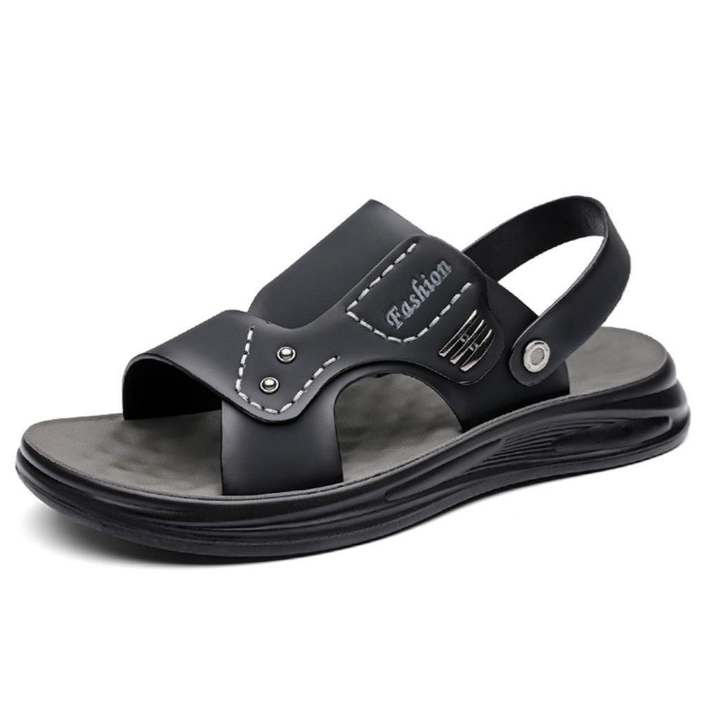 HUSK'SWARE Outdoorsandale (Leicht und rutschfest weich, Flexibel und abriebfest) Klettverschluss-Design für einfaches An- und Ausziehen