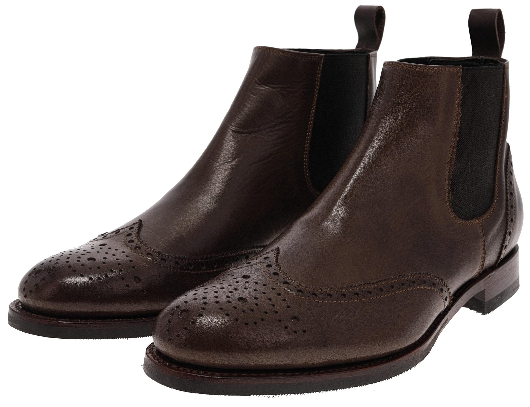 Sendra Boots TOM CUNA 17706 Braun Stiefelette Rahmengenähte Herren Chelsea Boots