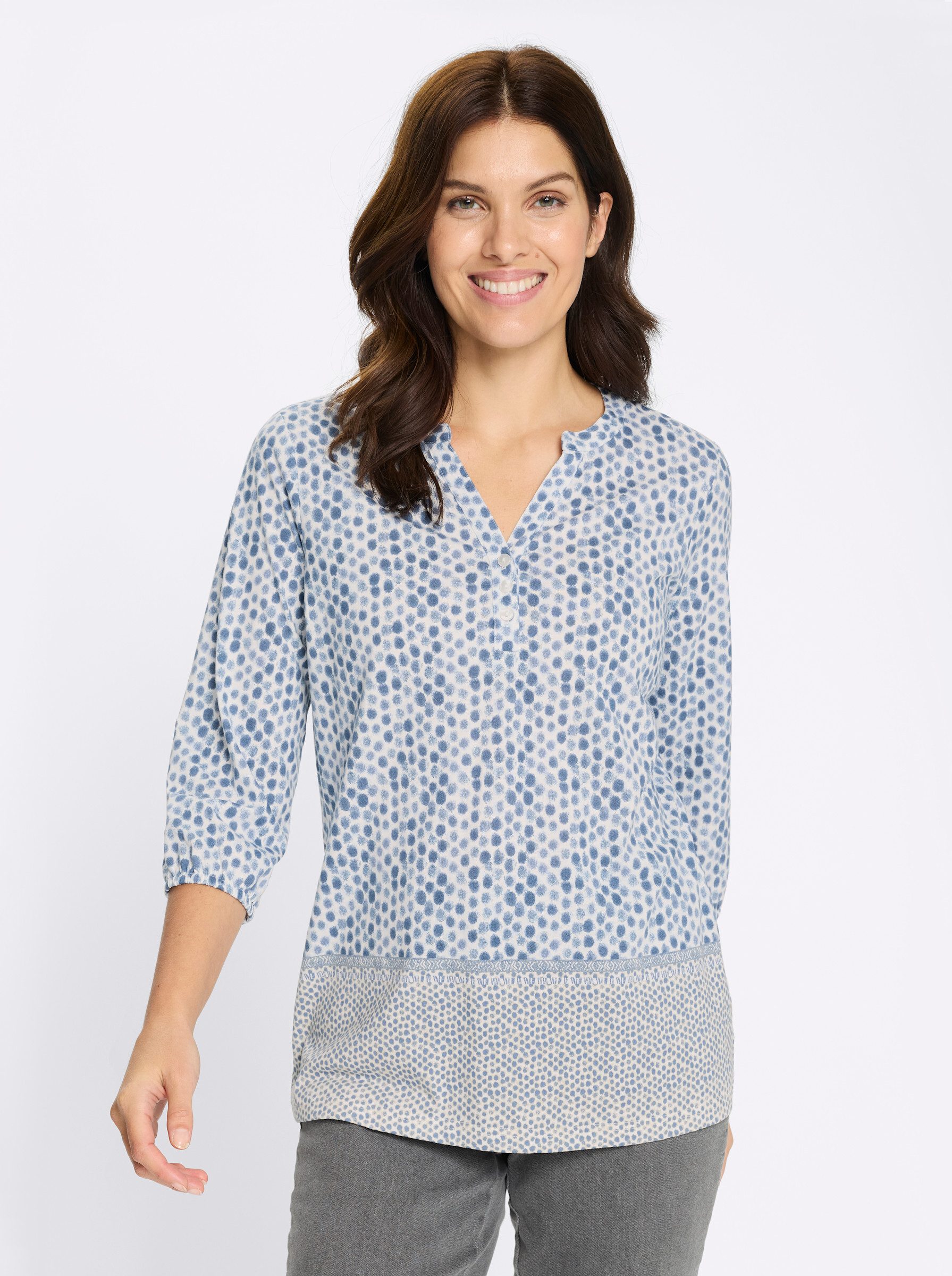 Sieh an! T-Shirt 3/4-Arm-Shirt 3/4-Arm günstig online kaufen