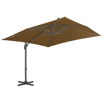 DOTMALL Sonnenschirm Outdoor-Regenschirm,Sonnenschirm,mit Schirmständer Taupe