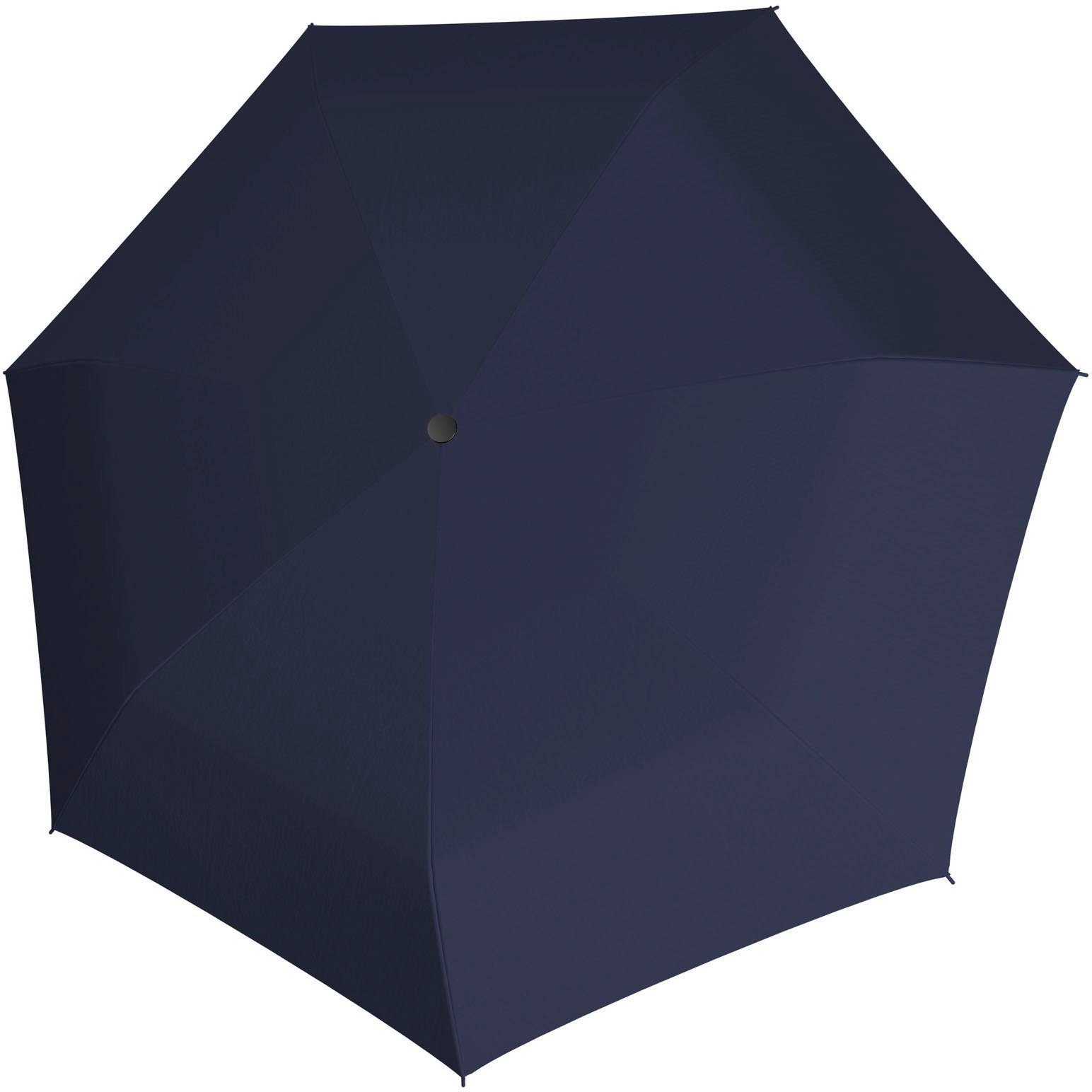 Fiber Taschenregenschirm Fun navy doppler® uni,